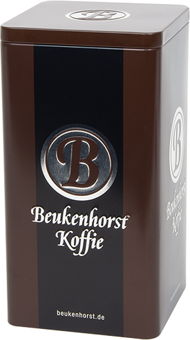 Coffee Tins Specially Designed for Beukenhorst Koffie