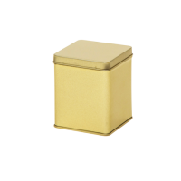 Square tin 100 g with hinged lid