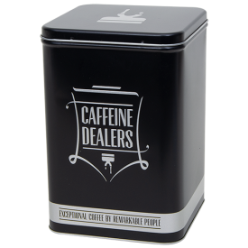 Caffeine Dealers: custom tins