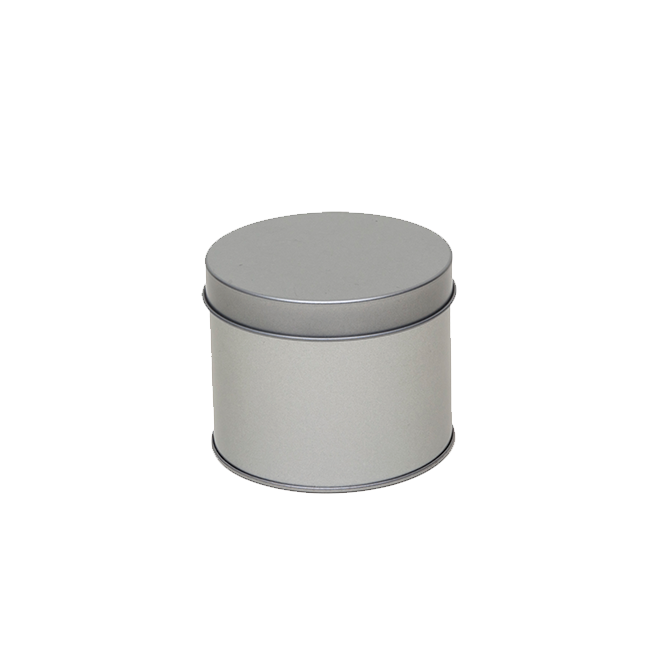 small round tin box